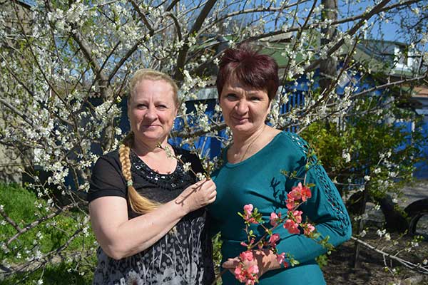 Ирина Голубева и Нина Деревянченко
